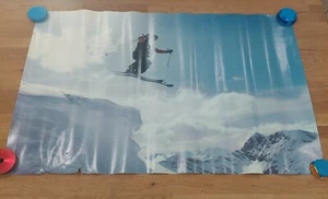 SNOW SKIING VINTAGE POSTER SKI SKIER Portal Publications SSK053 LITHO USA  - Picture 1 of 8