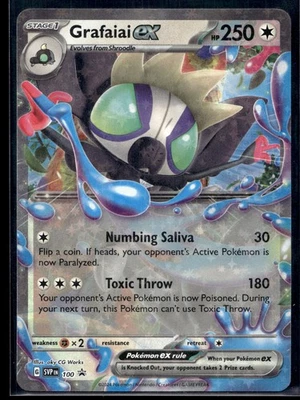 Grafaiai ex #100 Pokemon SV: Scarlet & Violet Promo Card - Image 1 of 2