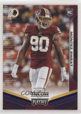 2019 Panini Playoff Rookies Goal Line Montez Sweat #252 Rookie RC - Image 1 of 2
