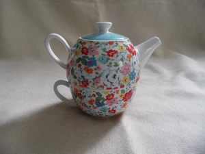 Cath Kidston Ceramic Tea For One Tea Pot And Cup (d2) - Picture 1 of 6