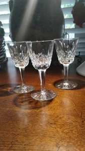 three waterford lismore corial glasses - Picture 1 of 3