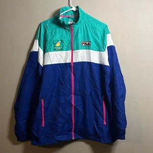 BNP Paribas Open Tennis Fila Windbreaker Jacket - Size Large Excellent condition - Picture 1 of 4