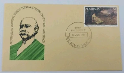 1981 Australian Painting Series $2 Fred McCubbin On The Wallaby Track FDC  - Image 1 of 2