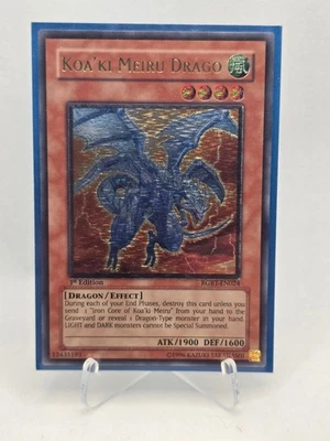 Yu-Gi-Oh! 2x Koa'ki Meiru Drago RGBT-EN024 Ultimate Rare 1 1st Edition. - Image 1 of 2