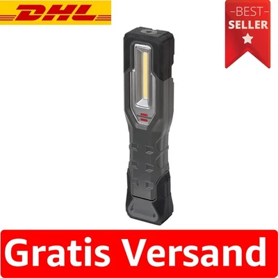 Robuste LED Arbeitsleuchte mit COB-LED 1000+200lm und USB-C Ladeschnittstelle - Bild 1 von 4