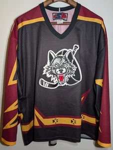 Chicago Wolves Hockey Trikot AHL schwarz alternativ Herren Größe XXL - Bild 1 von 9