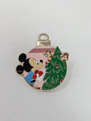 Prendedor Mickey Chip And Dale Plutos Árbol de Navidad Adorno Disney Caja Misteriosa LR Foto 1 de 4