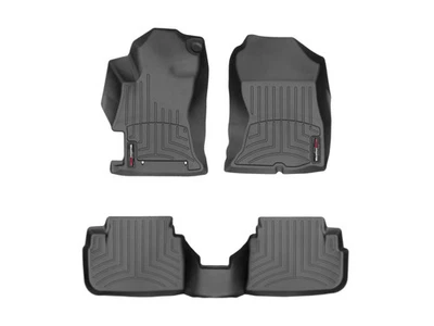 Forro de piso WeatherTech para Subaru Crosstrek 2018-2023 - 1ª y 2ª fila, negro Foto 1 de 4
