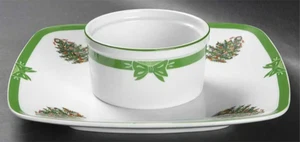 Georges Briard Yule Tide 1 Piece Chip and Dip Set 9" - Picture 1 of 2