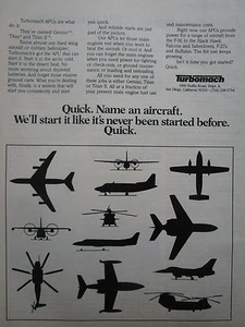 7/1981 PUB TURBOMACH SAN DIEGO GEMINI TITAN APU AUXILIARY POWER UNIT ORIGINAL ANZEIGE - Bild 1 von 1