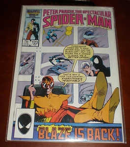 Peter Parker, The Spectacular Spider-Man - Feb 1987 #123 Marvel Comics - Picture 1 of 2