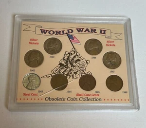 World War II Obsolete Coin Collection 8 Coin Set 1942-1946 - Picture 1 of 6