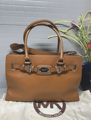 Michael Kors Jet Set Travel Satchel Shoulder Handbag Brown Leather W/Dustbag-VGC - Image 1 of 4