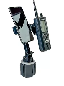 Cup Holder Mount For Uniden SDS100 and BCD436HP And Smart Phone - Picture 1 of 2