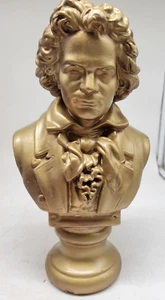 Vintage BEETHOVEN große Büste Kreidegeschirr Gips MCM Statue Klassik Musik - Bild 1 von 11