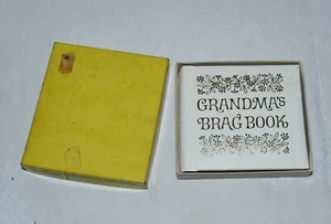 Vintage Unused Grandma's Brag Book in Box by CR Gibson 22 photos - Picture 1 of 4