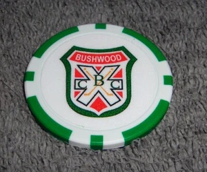 CADDYSHACK BUSHWOOD COUNTRY CLUB COLLECTIBLE POKER CHIP GOLF BALL MARKER - Picture 1 of 1