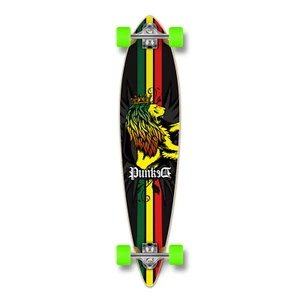 Yocaher Pintail Rasta Longboard komplett - Bild 1 von 4