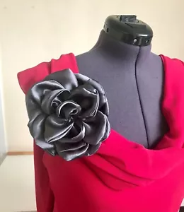 Extra large rose brooch. Oversized shoulder corsage Hair flower - Picture 1 of 6