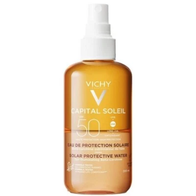 Vichy Capital Soleil Solar Protective Water Intense Tan SPF50 200ml + Face New - Image 1 of 4