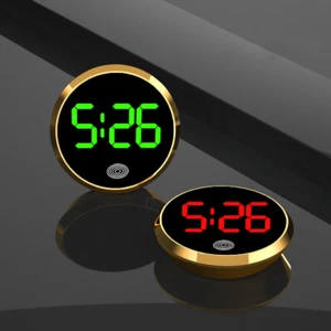 1 Stück LED Autouhr Auto intern zum Aufkleben Mini Digitaluhr Zubehör - Bild 1 von 16