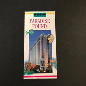 Vintage Tropicana Las Vegas Casino Paradise Found Tiki Hawaii Hotel Brochure 90s - Picture 1 of 5