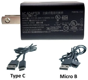 OEM Lenovo AC ADAPTER C-P35 (5.2V 2.0A) + 2 USB Cables (Type C & Micro B) - Picture 1 of 6