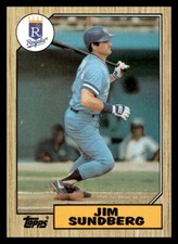 1987 Topps #190 Jim Sundberg   Kansas City Royals