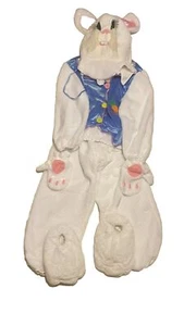 Easter Bunny Deluxe Mascot Suit Yourself Fancy Dress Up Halloween Adult Costume - Picture 1 of 12