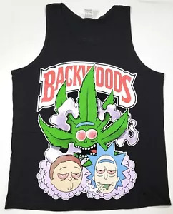 Backwoods Tank Top T-Shirt Marihuana stumpf Unkraut 420 Roll Up Wrap Herrenweste Neu - Bild 1 von 2