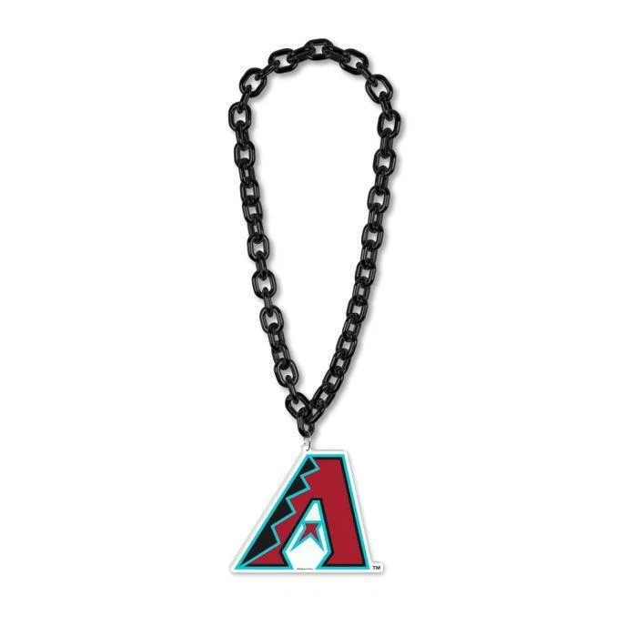 Arizona Diamondbacks Big Chain Fan Necklace with Foam Logo [NEW] MLB Game - Image 1 of 1
