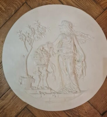 Rare Antique Vintage Plaster Relief Plaque Antique possibly Grand Tour  - Image 1 of 4