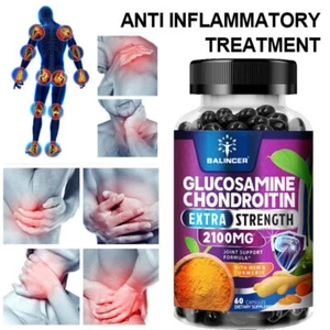 Glucosamina + Condroitina + MSM 30/60/120 Cápsulas 2100mg Alta Dosis - Imagen 1 de 11