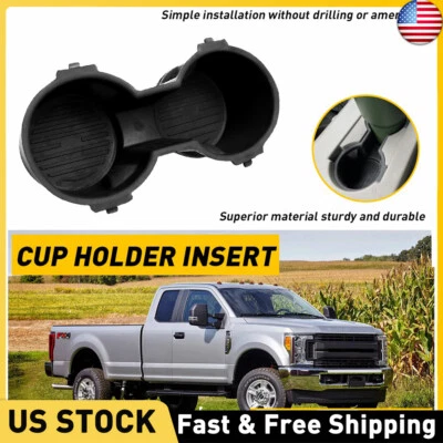 1PCS Center Console Cup Holder For Ford F250 F350 F450 F550 Super Duty 2017-2022 - Image 1 of 4