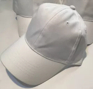 Weiße Kappen im Polo-Stil - leere Hüte - Einheitsgröße - Bild 1 von 11