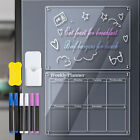 Clear Magnetic Acrylic Monthly/Weekly/Blank Planning Board S7G7