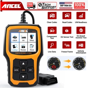ANCEL AD410 OBD2 scanner lettore codice strumento scansione diagnostica auto controllo guasto motore - Foto 1 di 10