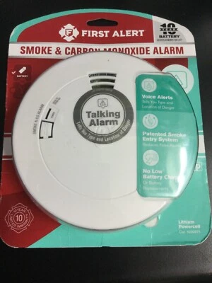 Batería de litio alarma de humo y monóxido de carbono First Alert 9196/OB Foto 1 de 3