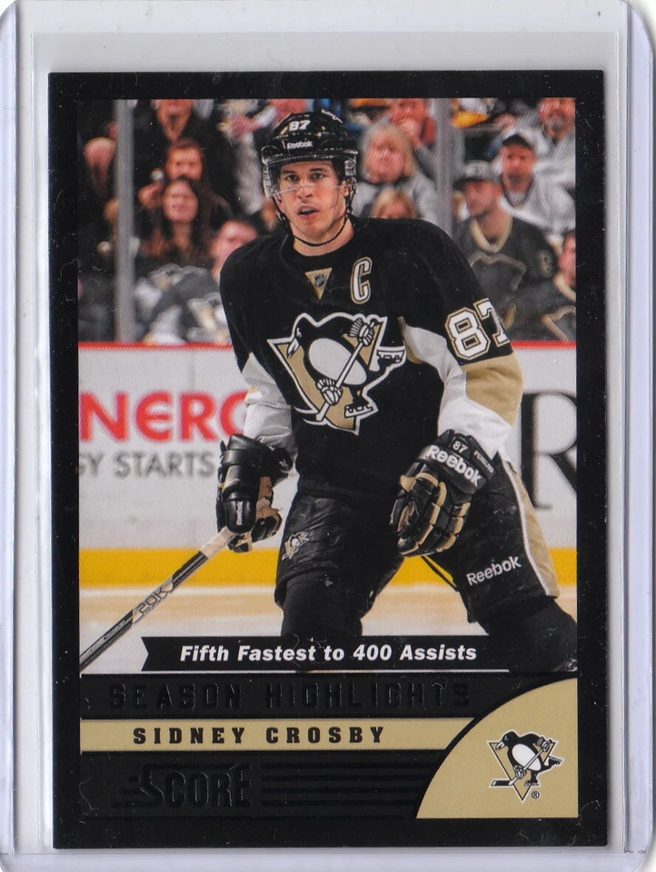 13/14 2013/14 Score Hockey Black Parallel #589 Sidney Crosby Penguins - Image 1 of 1