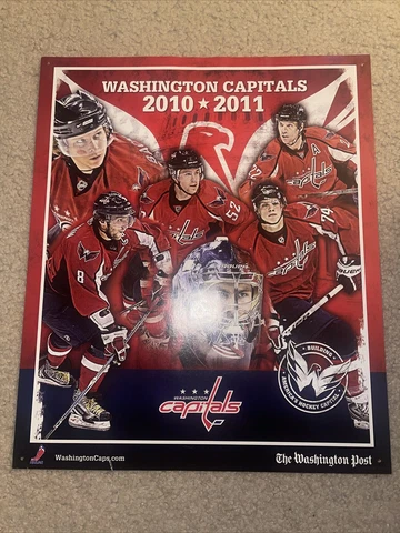 NHL Washington Capitals 2011-12 Team Giveaway Mini Poster SGA Cover