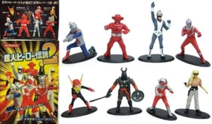 Konami, Chojin Hero Densetsu (Figura de héroe Tokusatsu) parte 2, juego completo de 8 figuras - Imagen 1 de 11