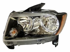 Crown Automotive - Plastic Black Headlight - 68171215AB - Picture 1 of 2