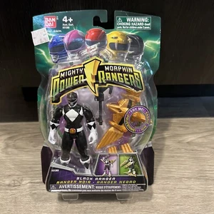 Bandai Mighty Morphin Power Rangers Black Ranger 2009 sellado de fábrica - Imagen 1 de 6