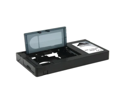 NEDIS TOP Konverter VHS-C - VHS Kassetten Schwarz zur Aufnahme und Wiedergabe