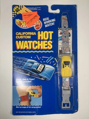 HOT WHEELS California Custom Hot Watches Mattel Mini Race Timer LAMBORGHINI 1990 - Image 1 of 2