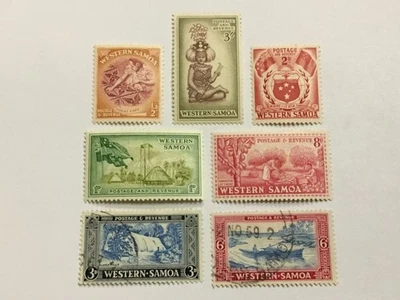 old stamps  WESTERN SAMOA  x  7 - Изображение 1 из 2