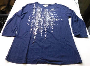 Norm Thompson Women's Size Med Cotton / Modal Pullover - Picture 1 of 6