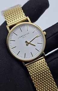 LIEBESKIND BERLIN DAMENUHR RUND 34MM QUARZ MESHARMBAND 5ATM MODER ELEGANT defekt - Bild 1 von 11