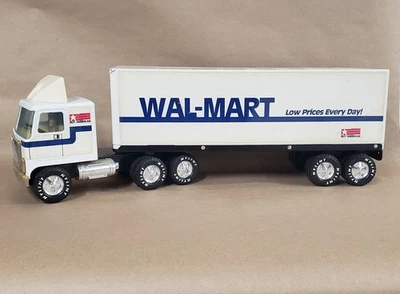 Semirremolque y remolque GMC de colección NYLINT WALMART precios bajos acero prensado EE. UU. Foto 1 de 4