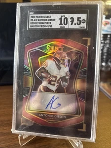 2020 Panini Select - Rookie Signatures Antonio Gibson #RS-AGI Maroon Prizm... - Picture 1 of 2